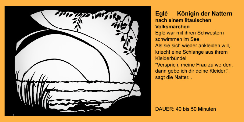 Egle, Königin der Nattern